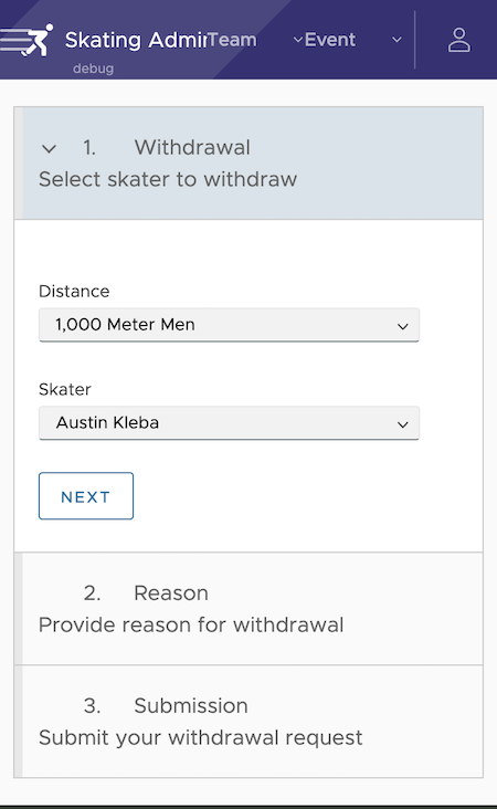 Withdrawal Skater Selection